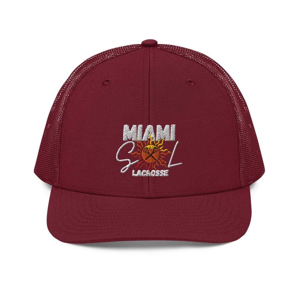 Miami Sol Richardson Trucker Hat Signature Lacrosse