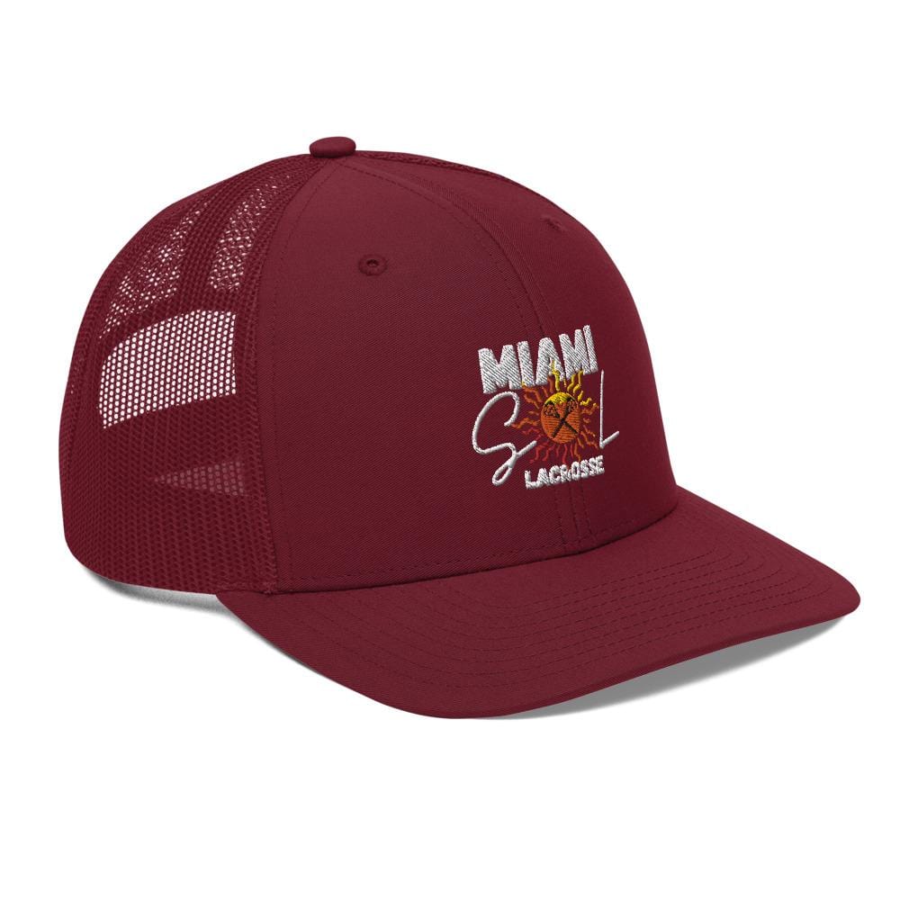 Miami Sol Richardson Trucker Hat Signature Lacrosse