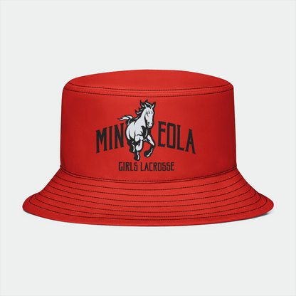 Mineola Girls Lacrosse Adult Bucket Hat Signature Lacrosse