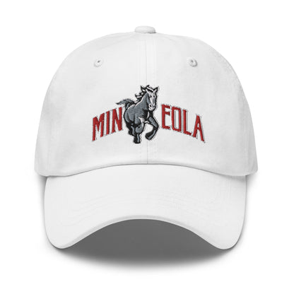 Mineola Girls Lacrosse Adult Dad Hat Signature Lacrosse