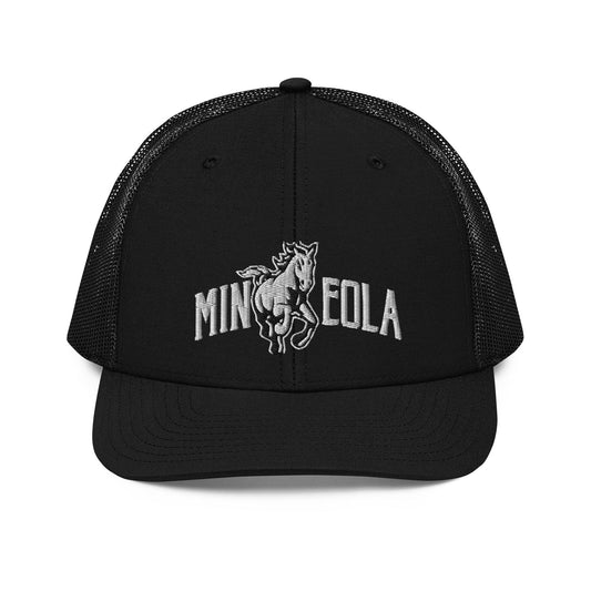 Mineola Girls Lacrosse Adult Richardson Trucker Hat Signature Lacrosse