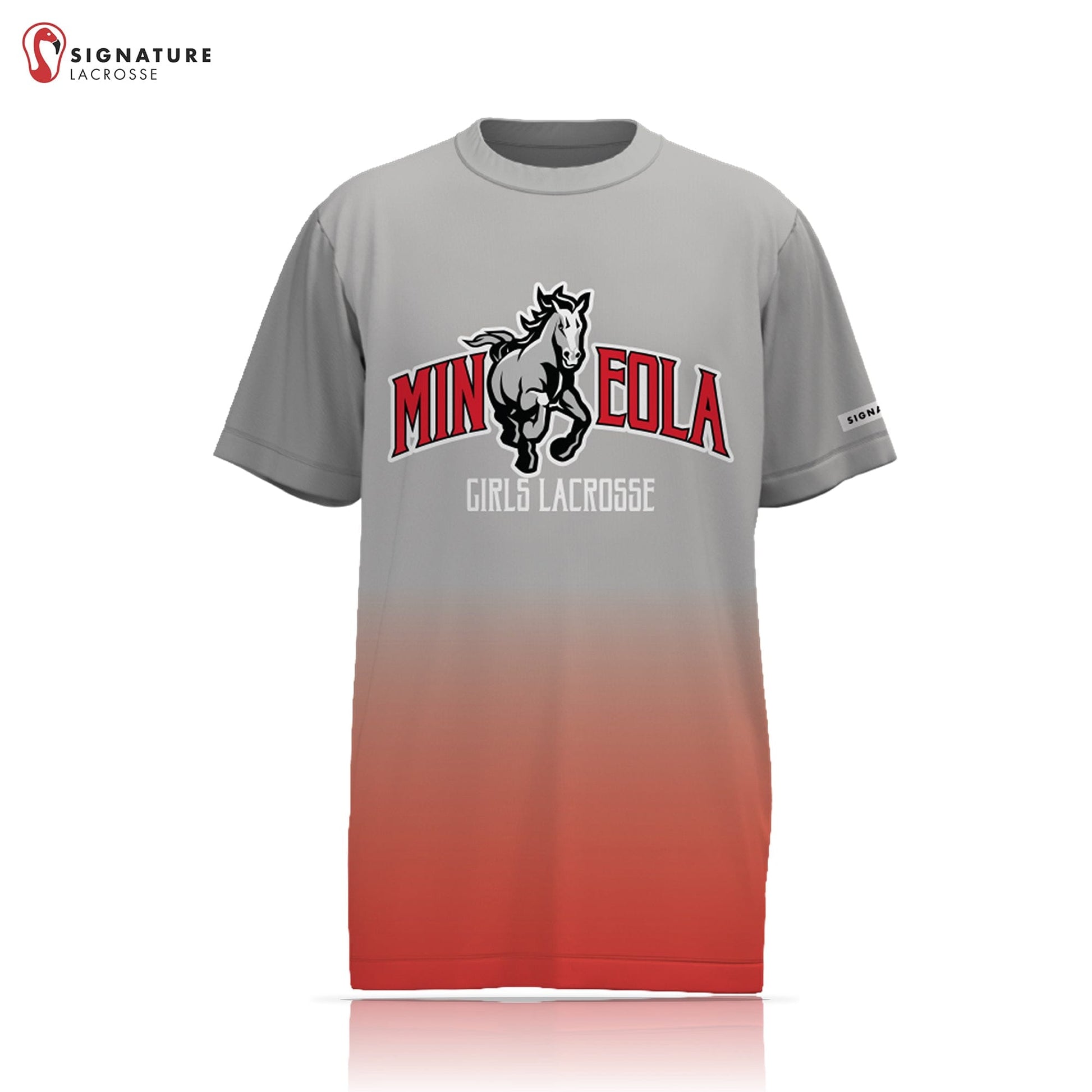 Mineola Girls Lacrosse Women’s Short Sleeve Shooting Shirt: Mineola Signature Lacrosse