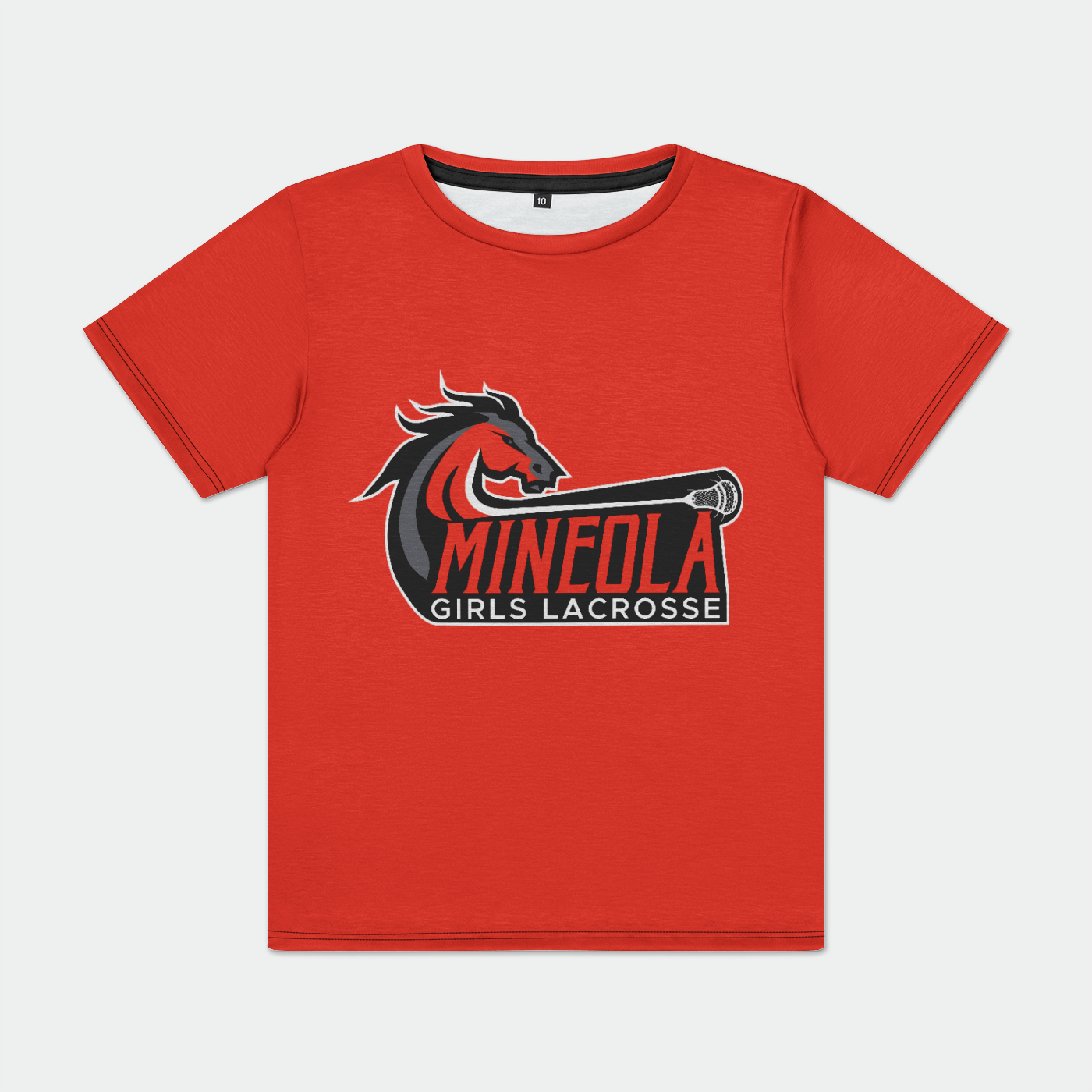 Mineola Girls Lacrosse Youth Sport T-Shirt Signature Lacrosse