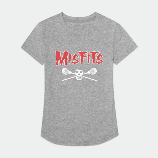 Misfits Lacrosse Adult Women's Sport T-Shirt Signature Lacrosse