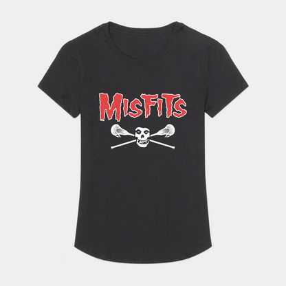 Misfits Lacrosse Adult Women's Sport T-Shirt Signature Lacrosse