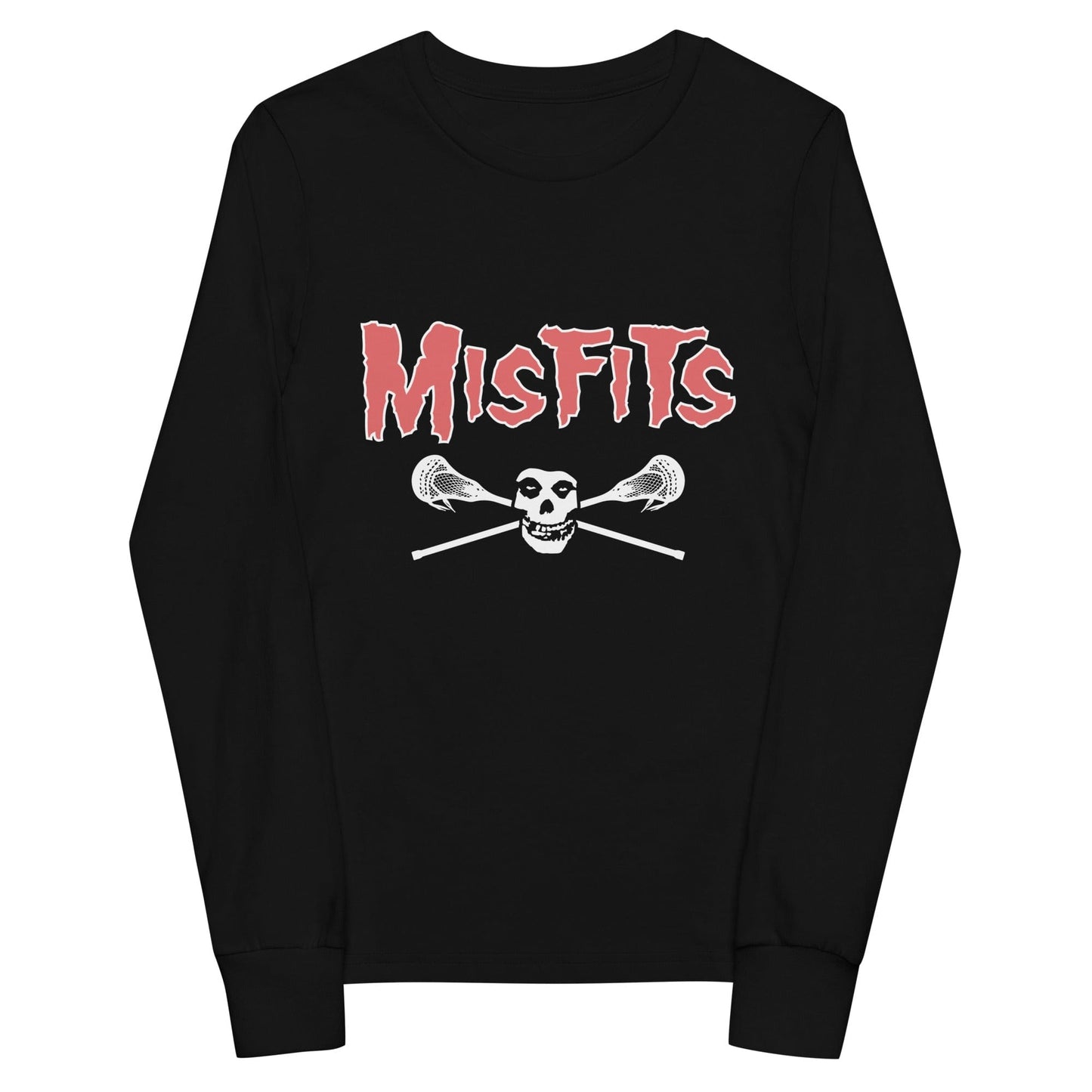 Misfits Lacrosse Youth Cotton Long Sleeve T-Shirt Signature Lacrosse