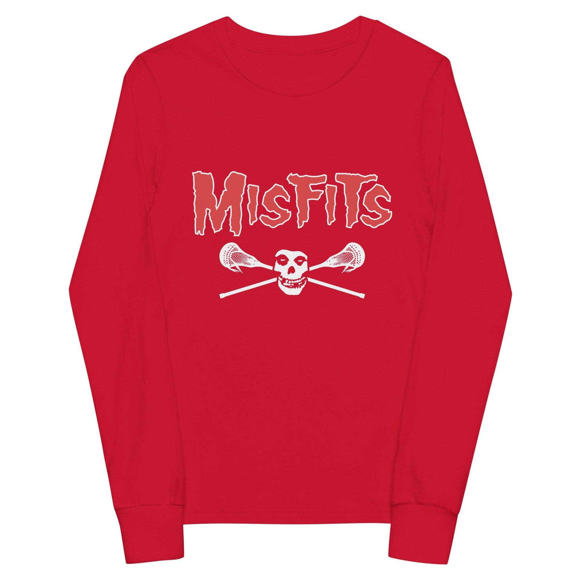 Misfits Lacrosse Youth Cotton Long Sleeve T-Shirt Signature Lacrosse