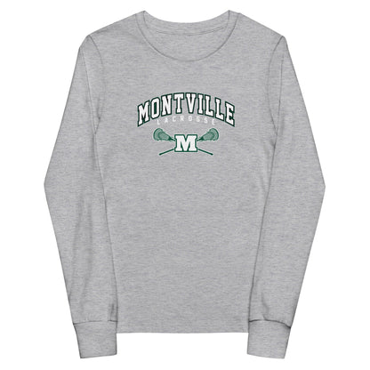 Montville Lacrosse Youth Cotton Long Sleeve T-Shirt Signature Lacrosse
