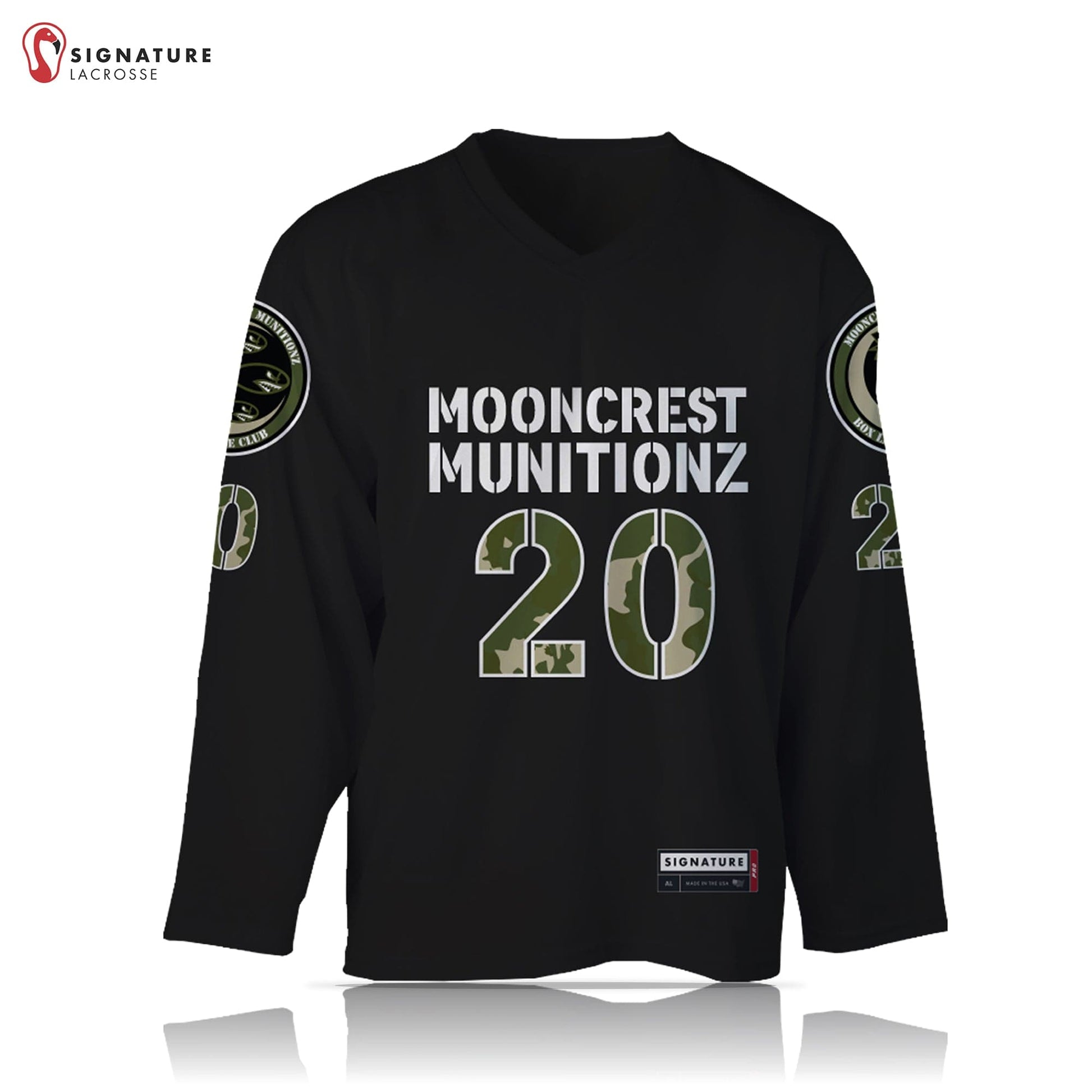 Mooncrest Munitionz Box Lacrosse Men’s Pro Box Jersey Signature Lacrosse