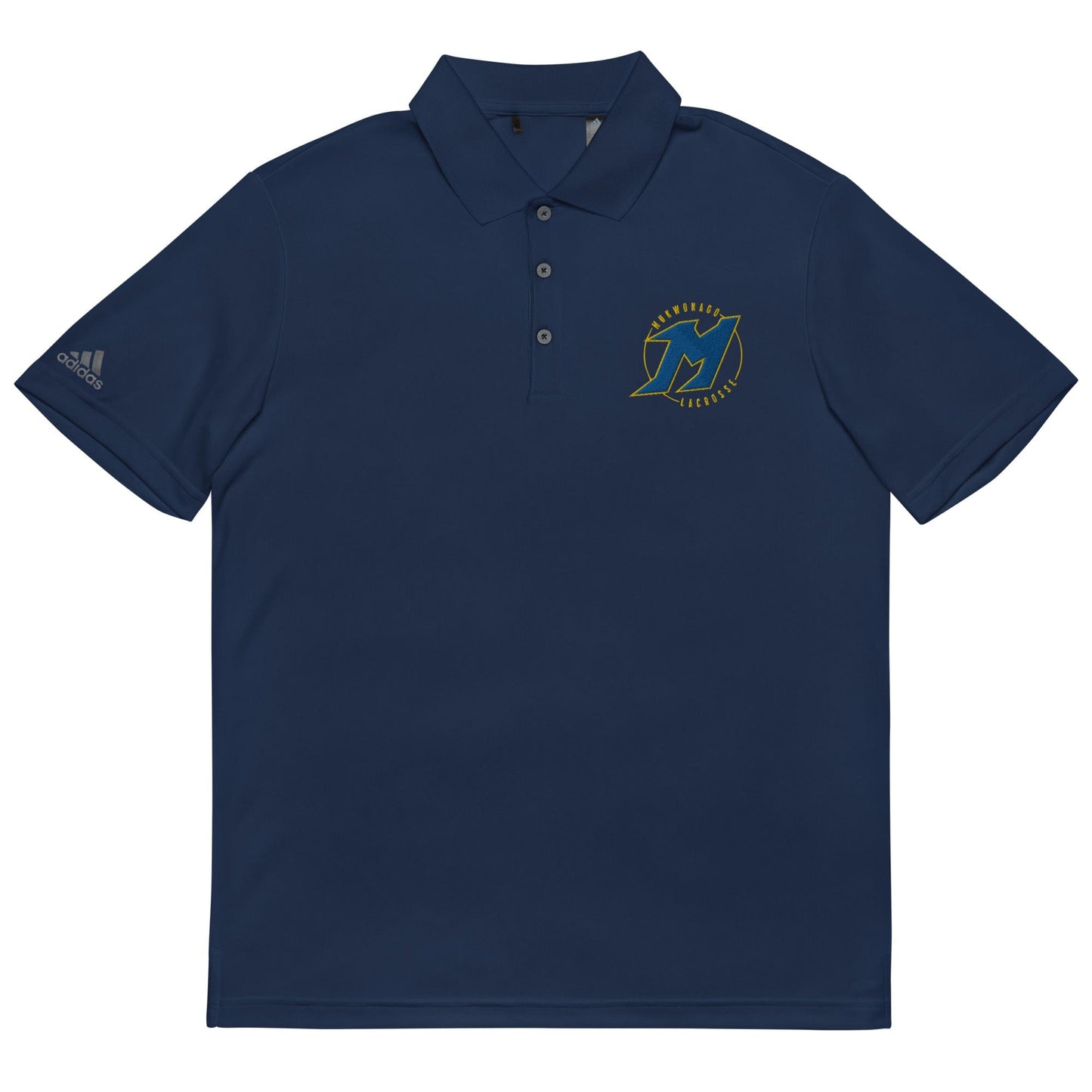 Mukwonago Lacrosse Adult Adidas Performance Polo Signature Lacrosse