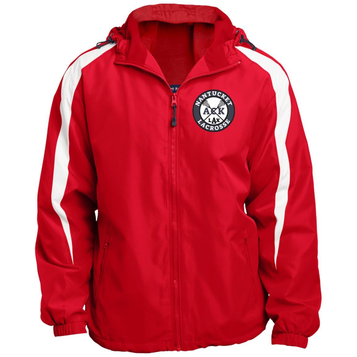 Nantucket Student Lacrosse Fleece Lined Hooded Premium Jacket Signature Lacrosse