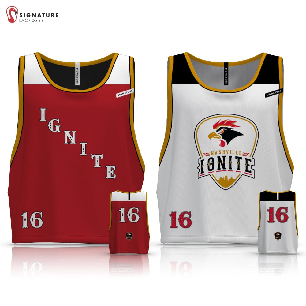 Nashville Ignite Lacrosse Men's Pro Game Reversible Signature Lacrosse