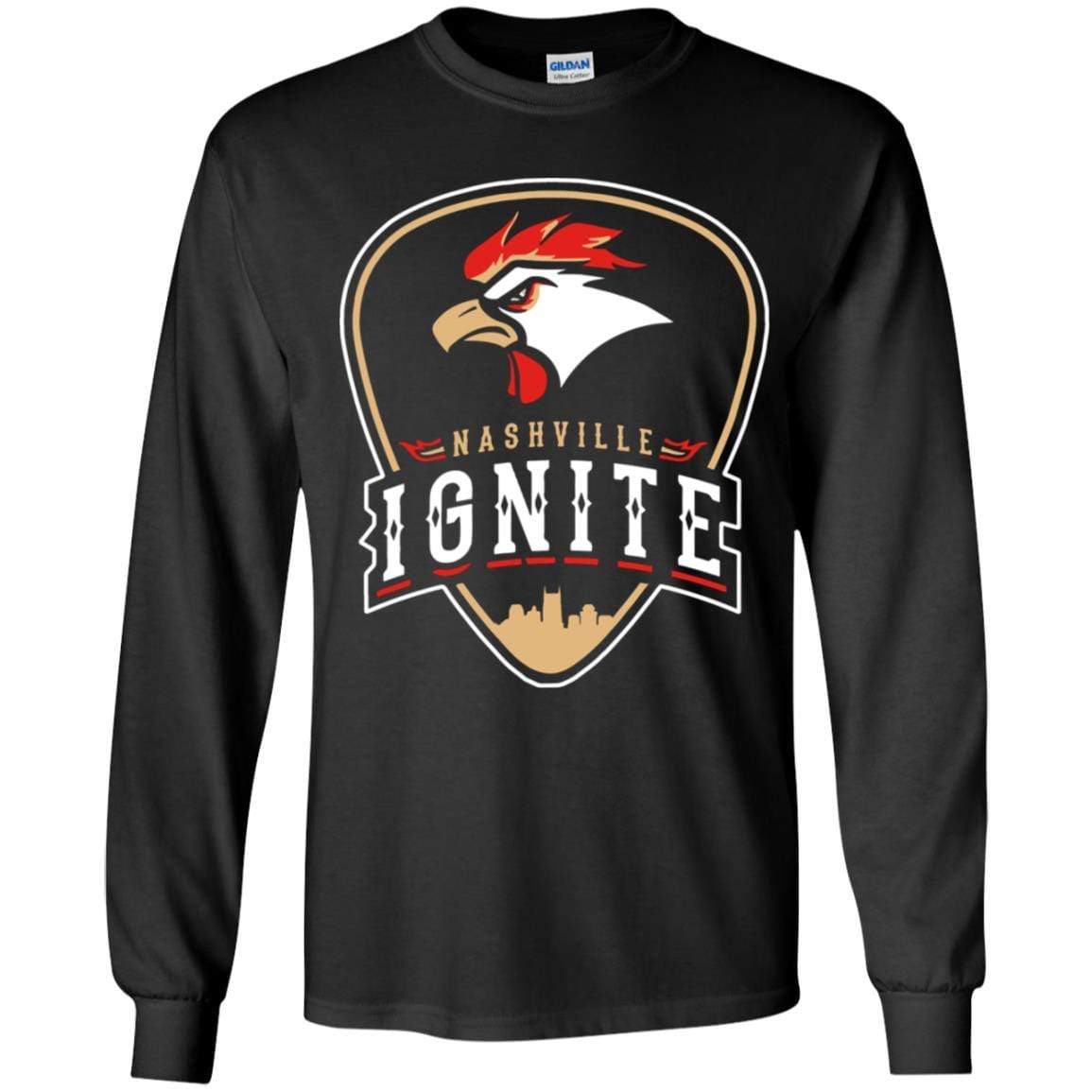 Nashville Ignite Youth Long Sleeve T-Shirt Signature Lacrosse