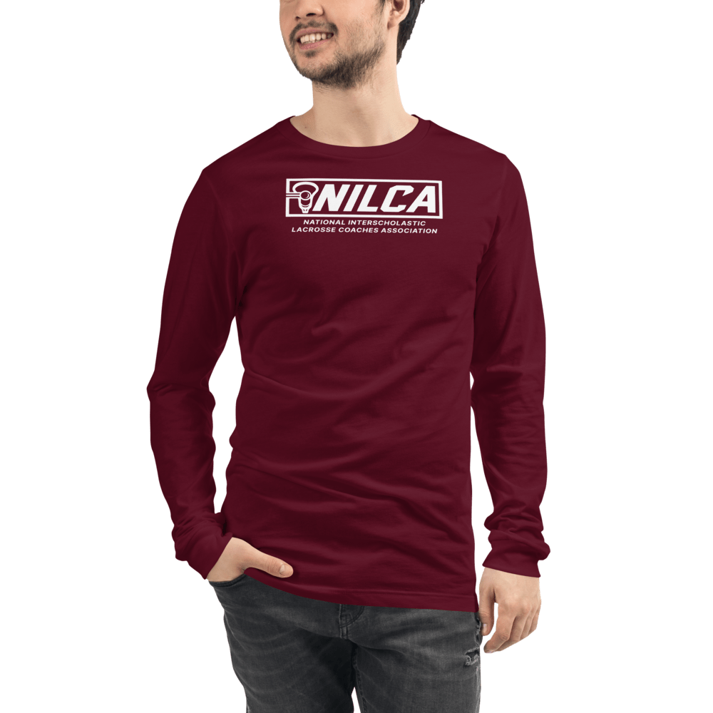 NILCA Adult Premium Long Sleeve T -Shirt Signature Lacrosse