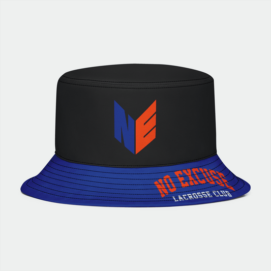 No-Excuse Lacrosse Adult Bucket Hat Signature Lacrosse