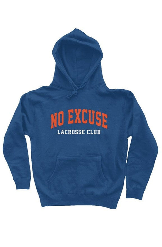 No-Excuse Lacrosse Adult Hoodie Signature Lacrosse