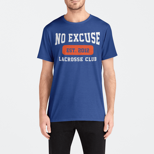 No-Excuse Lacrosse Adult Men's Sport T-Shirt Signature Lacrosse