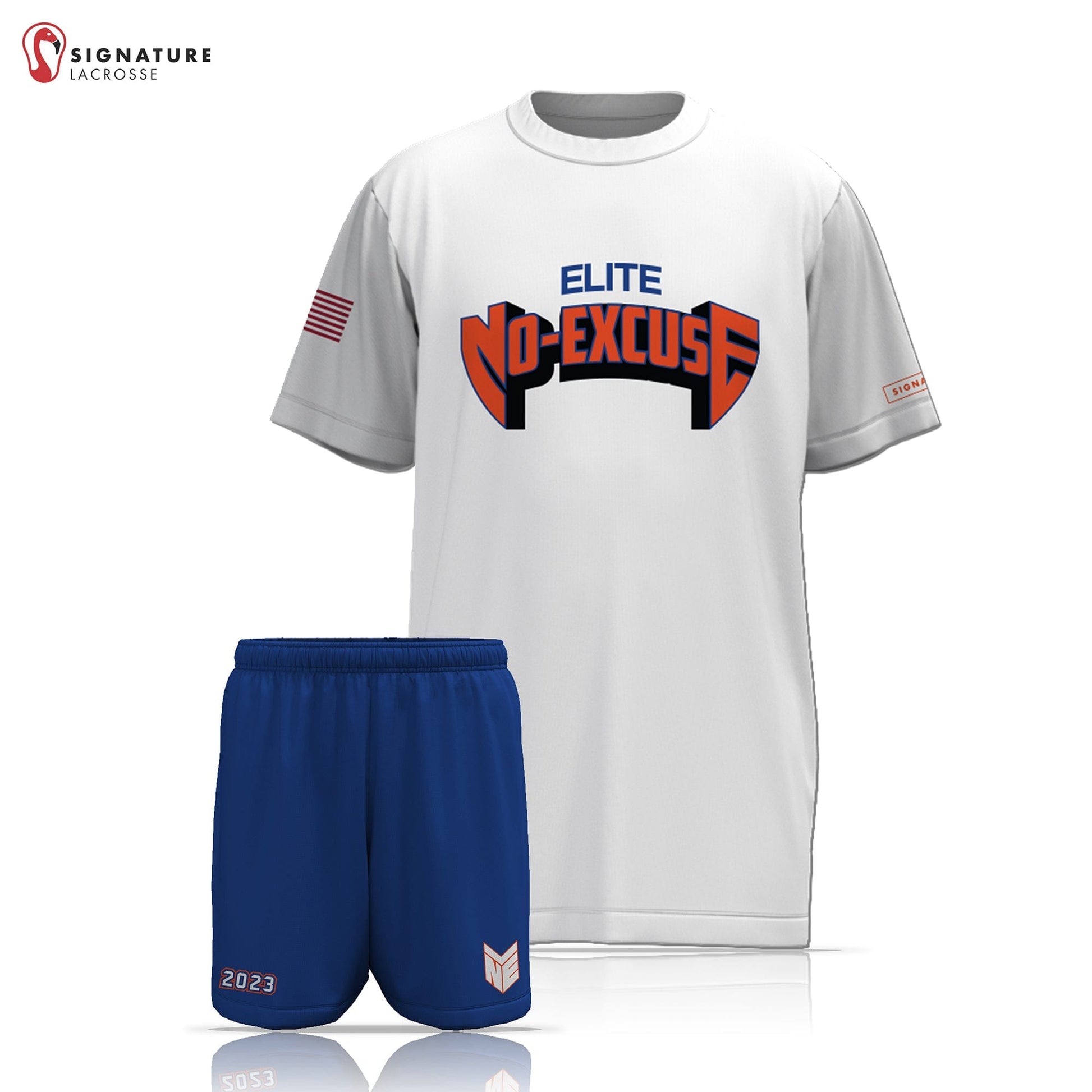 No-Excuse Lacrosse Men's 3 Piece Player Game Package Signature Lacrosse