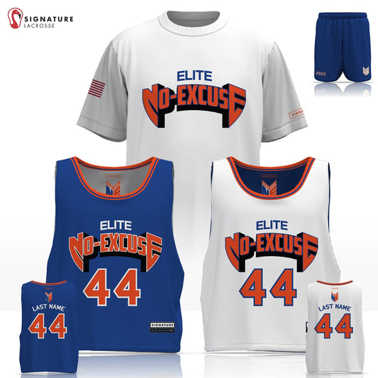 No-Excuse Lacrosse Men's 3 Piece Player Game Package Signature Lacrosse