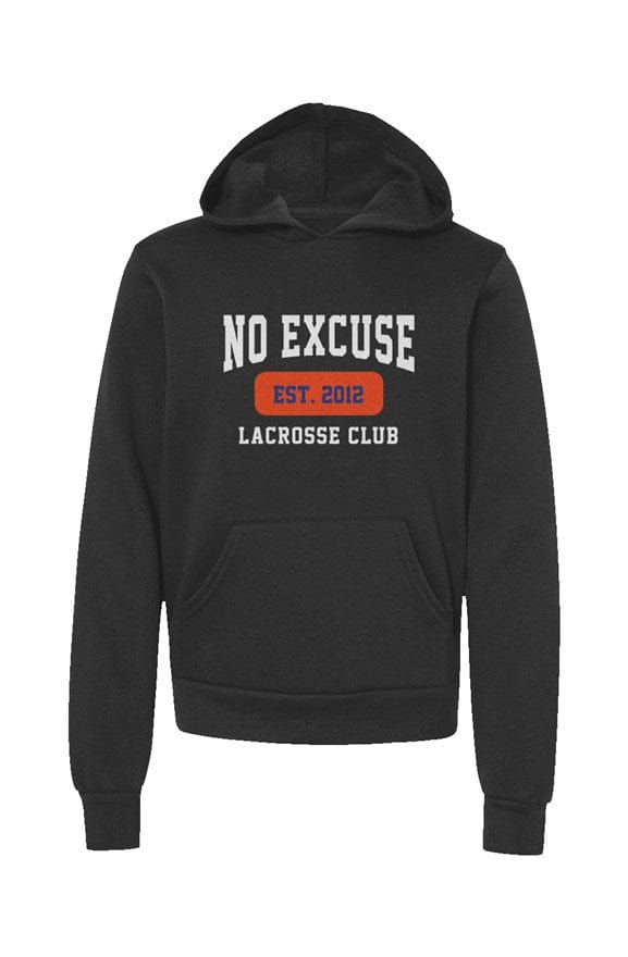 No-Excuse Lacrosse Youth Hoodie Signature Lacrosse