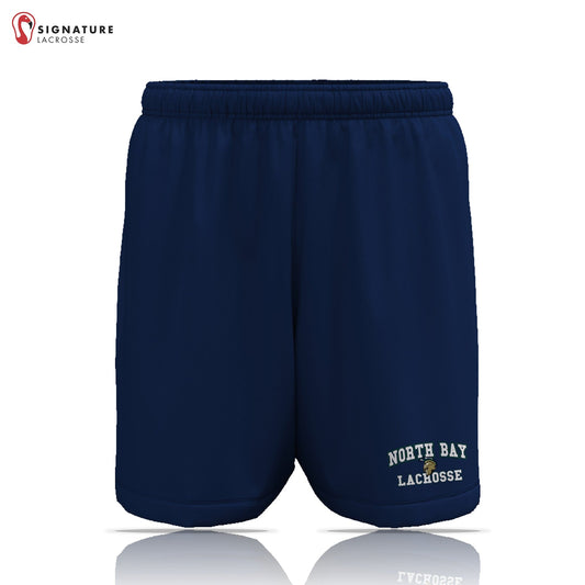 North Bay Warriors Lacrosse Men's Player Game Shorts: Highschool Signature Lacrosse
