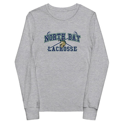 North Bay Warriors Lacrosse Youth Cotton Long Sleeve T-Shirt Signature Lacrosse