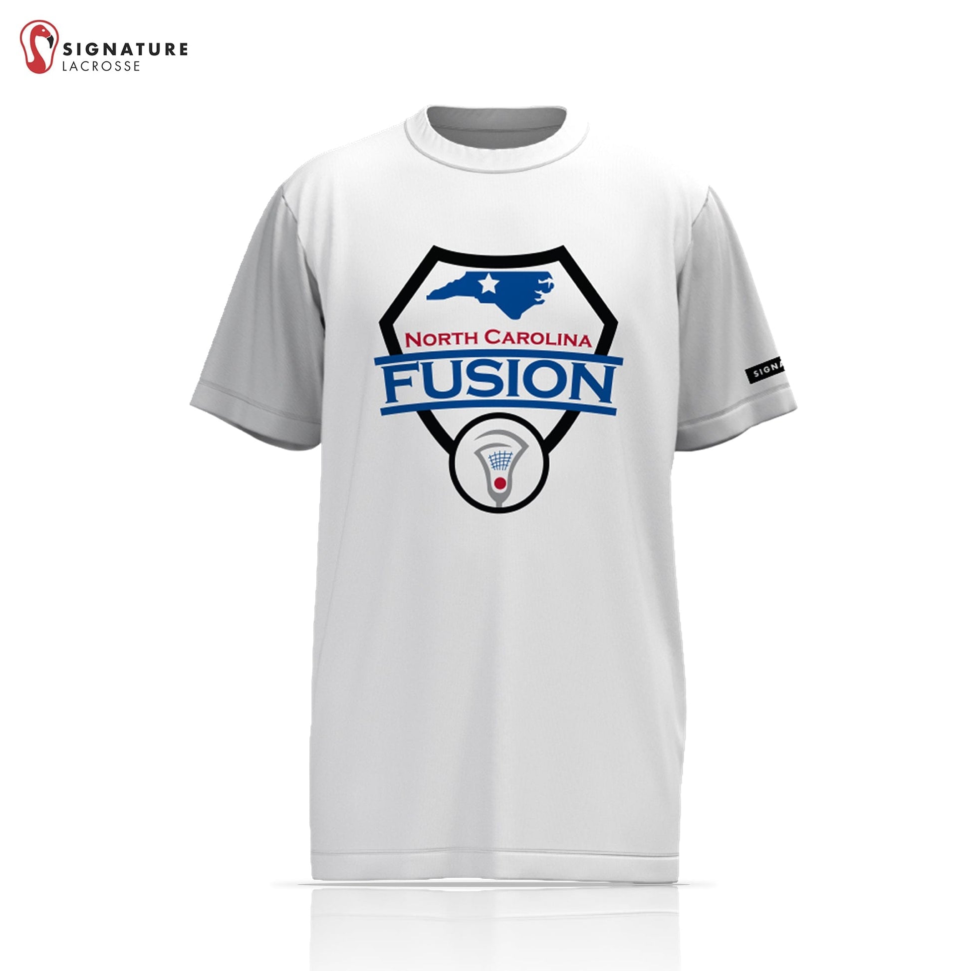 North Carolina Fusion Lacrosse Rec Pro Short Sleeve Shooting Shirt Signature Lacrosse