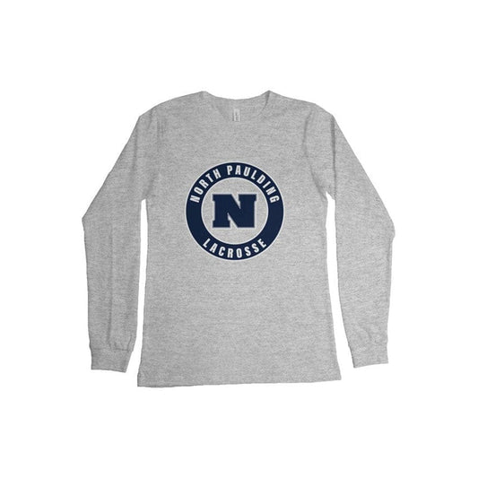 North Paulding Lacrosse Adult Cotton Long Sleeve T-Shirt Signature Lacrosse
