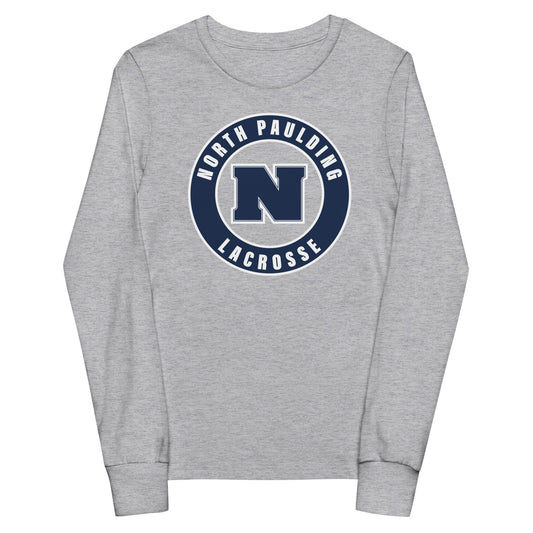 North Paulding Lacrosse Youth Cotton Long Sleeve T-Shirt Signature Lacrosse