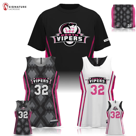 North Vipers Women's 3 Piece Pro Game Package Signature Lacrosse