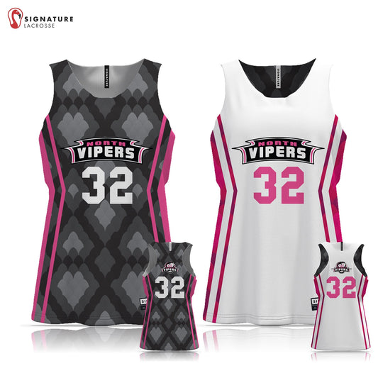 North Vipers Women's Pro Game Reversible: North Viper Signature Lacrosse