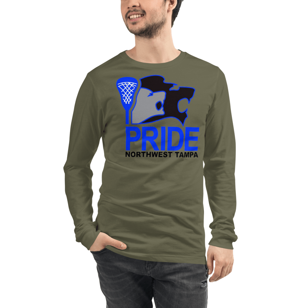 Northwest Tampa Pride   Adult Premium Long Sleeve T -Shirt Signature Lacrosse