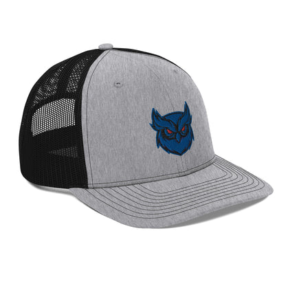 Oak City Owls Lacrosse Adult Richardson Trucker Hat Signature Lacrosse