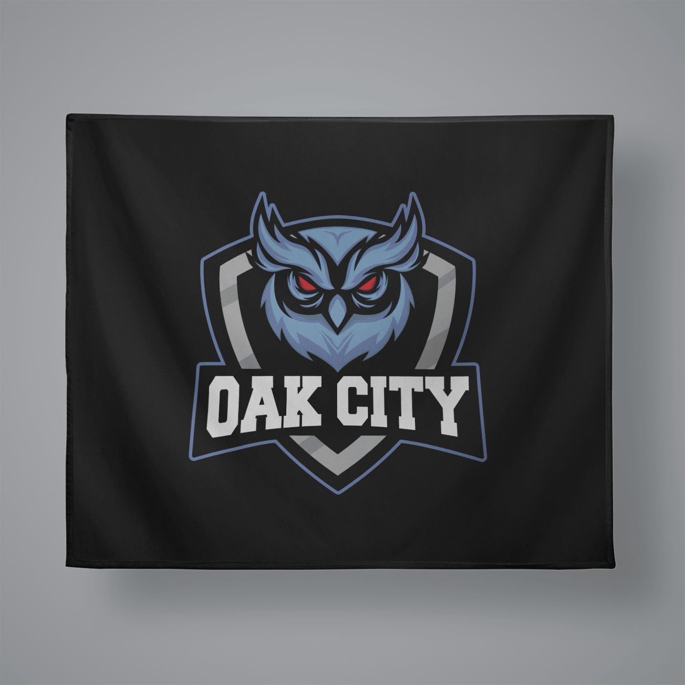 Oak City Owls Lacrosse Small Plush Throw Blanket Signature Lacrosse