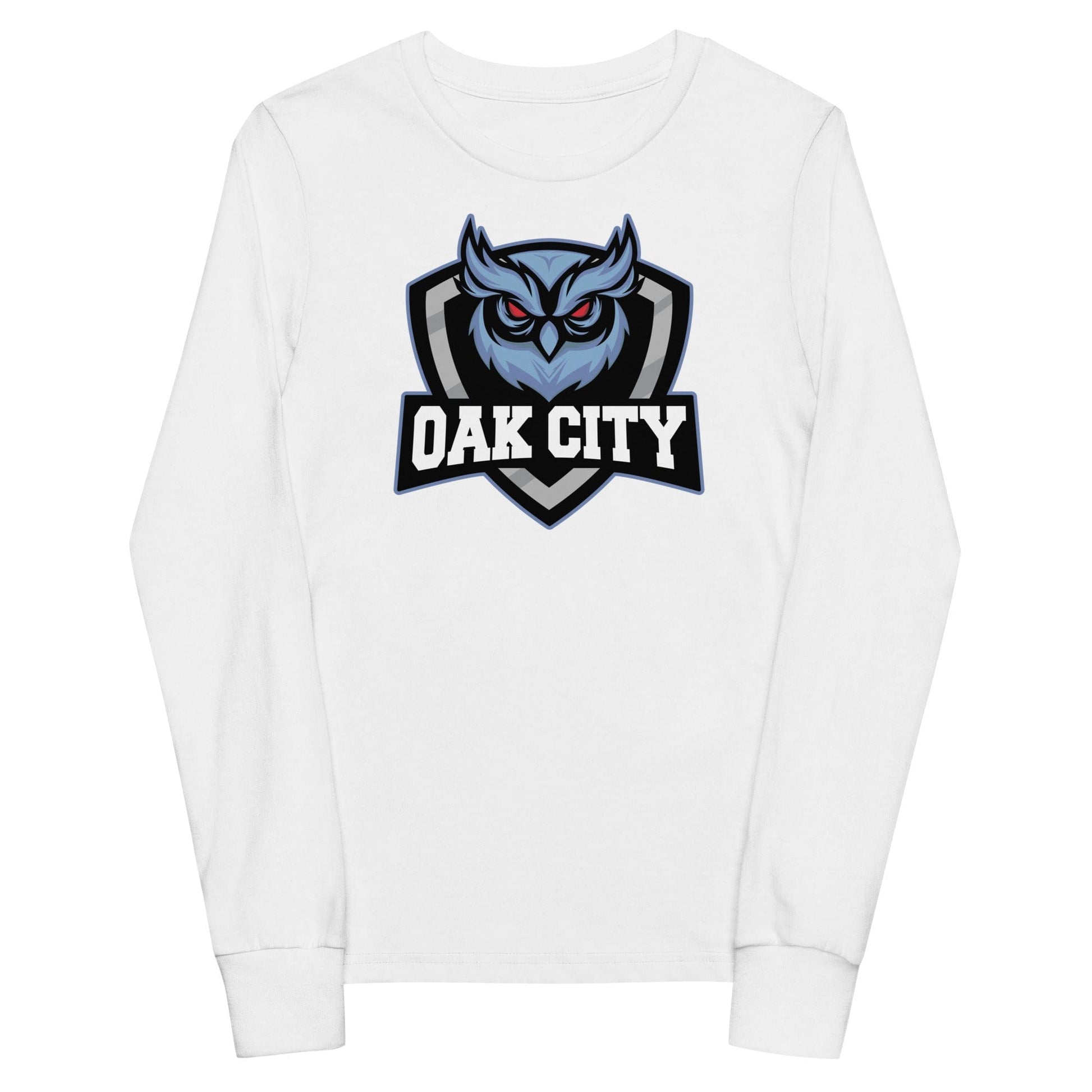 Oak City Owls Lacrosse Youth Cotton Long Sleeve T-Shirt Signature Lacrosse