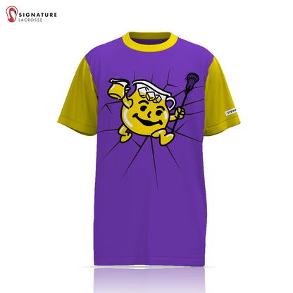 Oh Yeah Lacrosse Pro Purple Short Sleeve Shooting Shirt Signature Lacrosse