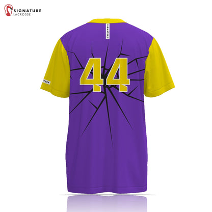 Oh Yeah Lacrosse Pro Purple Short Sleeve Shooting Shirt Signature Lacrosse