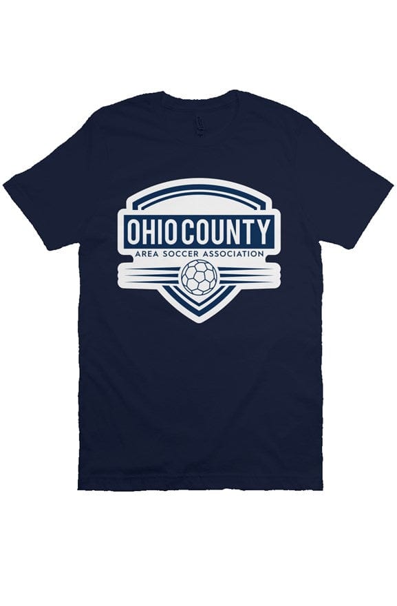 Ohio County Area Soccer Association Adult Cotton Short Sleeve T-Shirt Signature Lacrosse