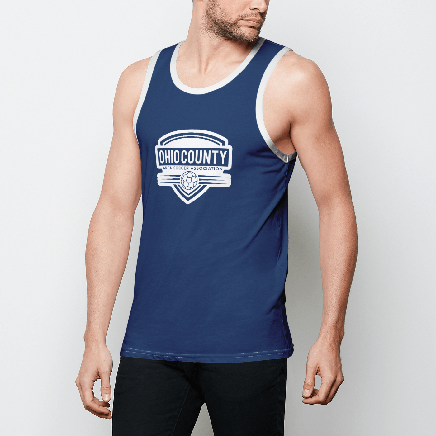 Ohio County Area Soccer Association Adult Men's Tank Top Signature Lacrosse