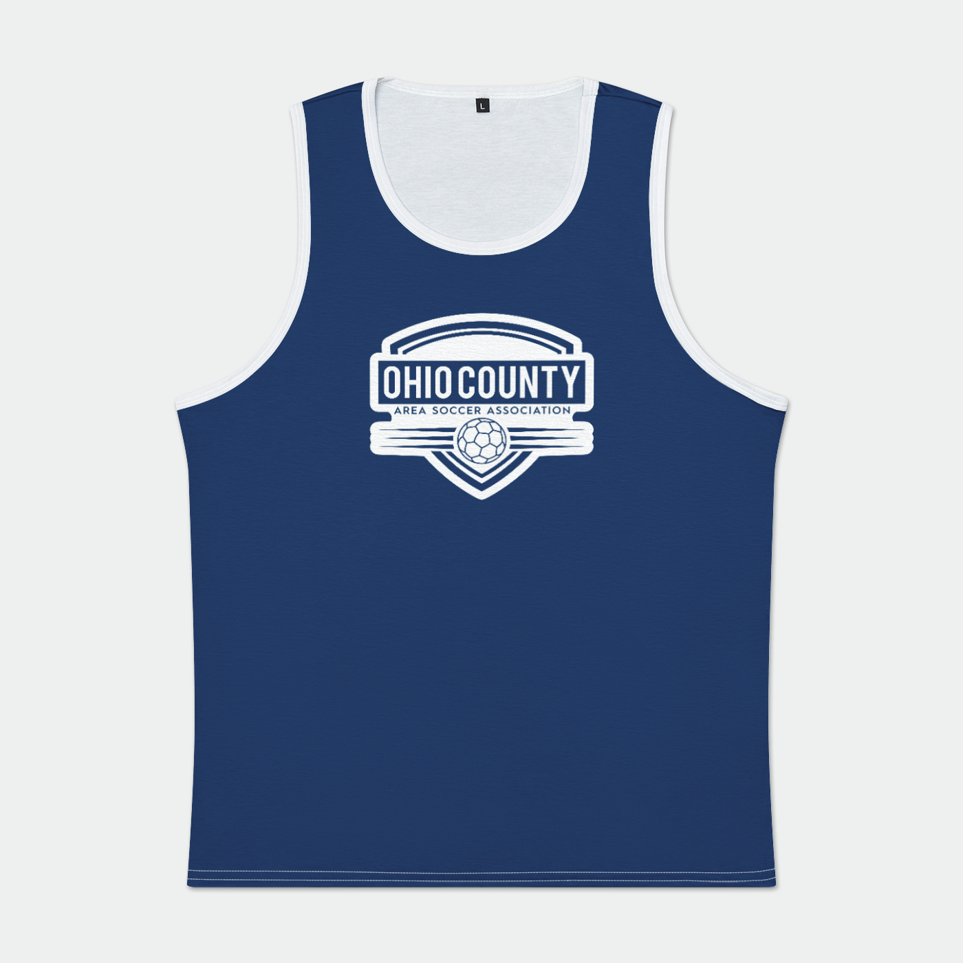 Ohio County Area Soccer Association Adult Men's Tank Top Signature Lacrosse