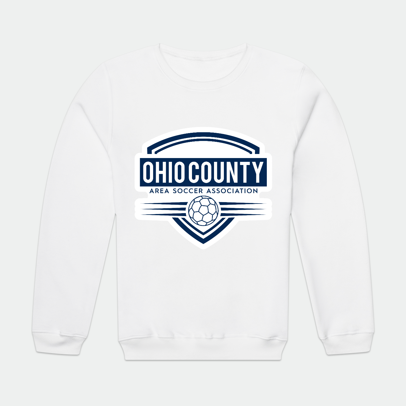 Ohio County Area Soccer Association Adult Sport Sweatshirt Signature Lacrosse