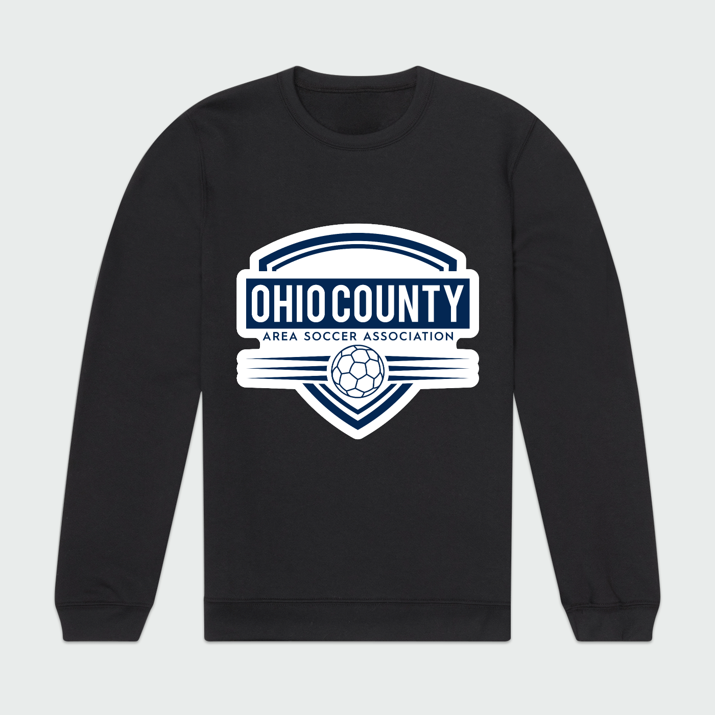 Ohio County Area Soccer Association Adult Sport Sweatshirt Signature Lacrosse