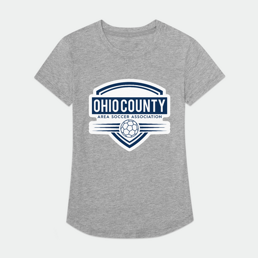 Ohio County Area Soccer Association Adult Women's Sport T-Shirt Signature Lacrosse
