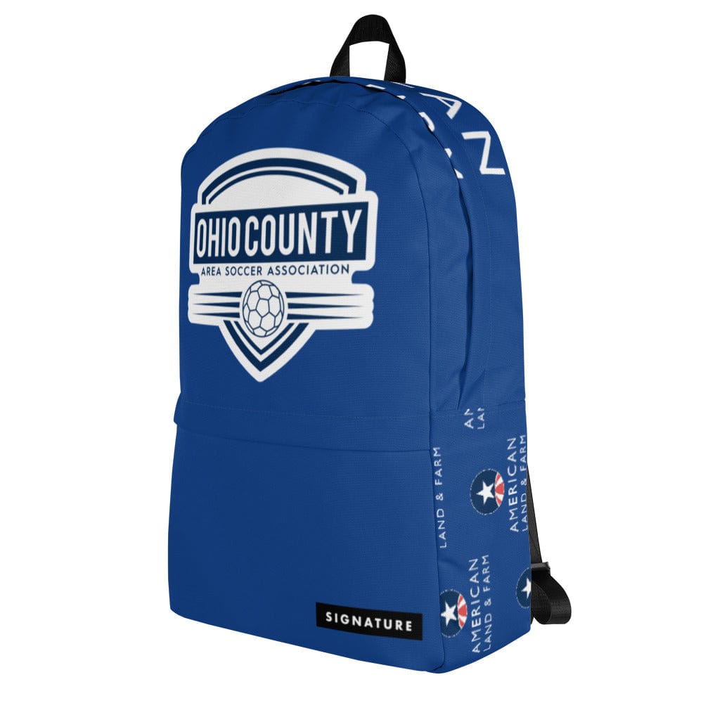 Ohio County Area Soccer Association Backpack Signature Lacrosse