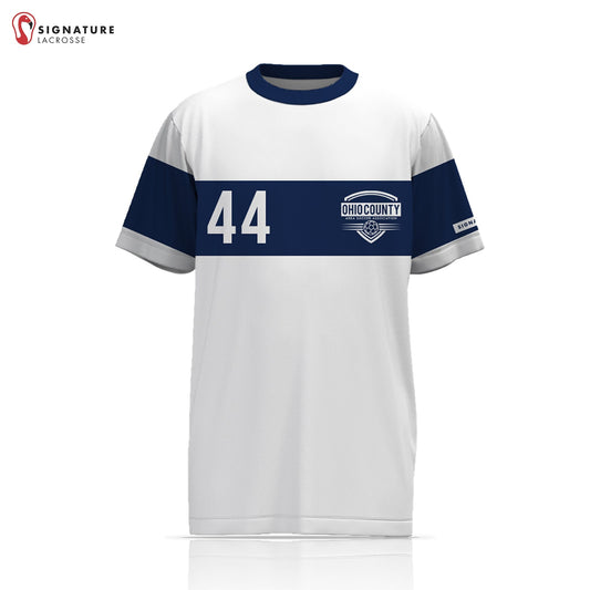 Ohio County Area Soccer Association Men’s Game Pinnie - White Signature Lacrosse