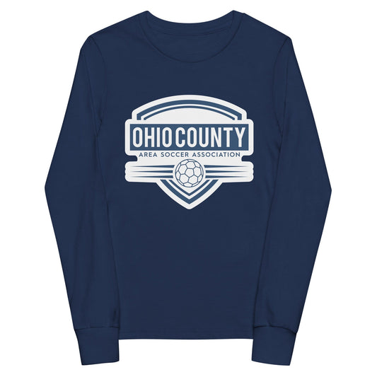 Ohio County Area Soccer Association Youth Cotton Long Sleeve T-Shirt Signature Lacrosse