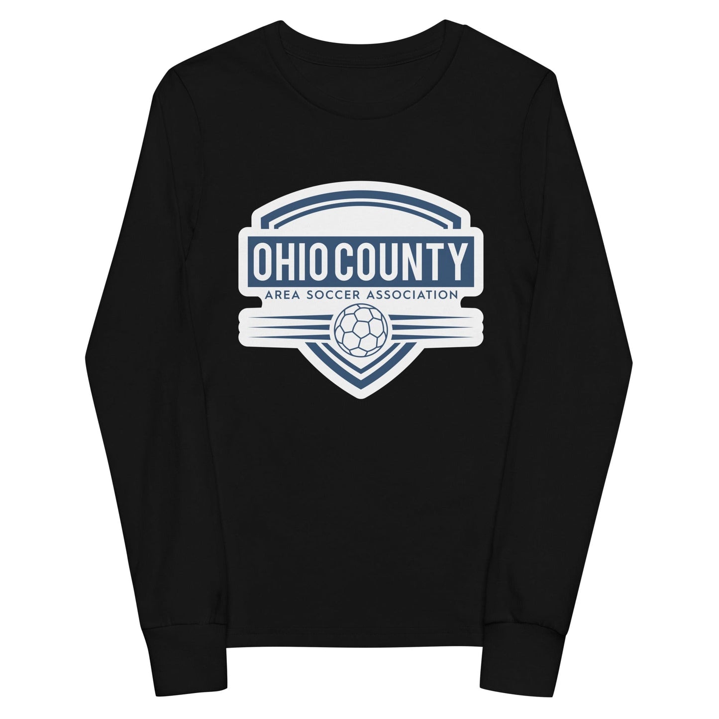 Ohio County Area Soccer Association Youth Cotton Long Sleeve T-Shirt Signature Lacrosse