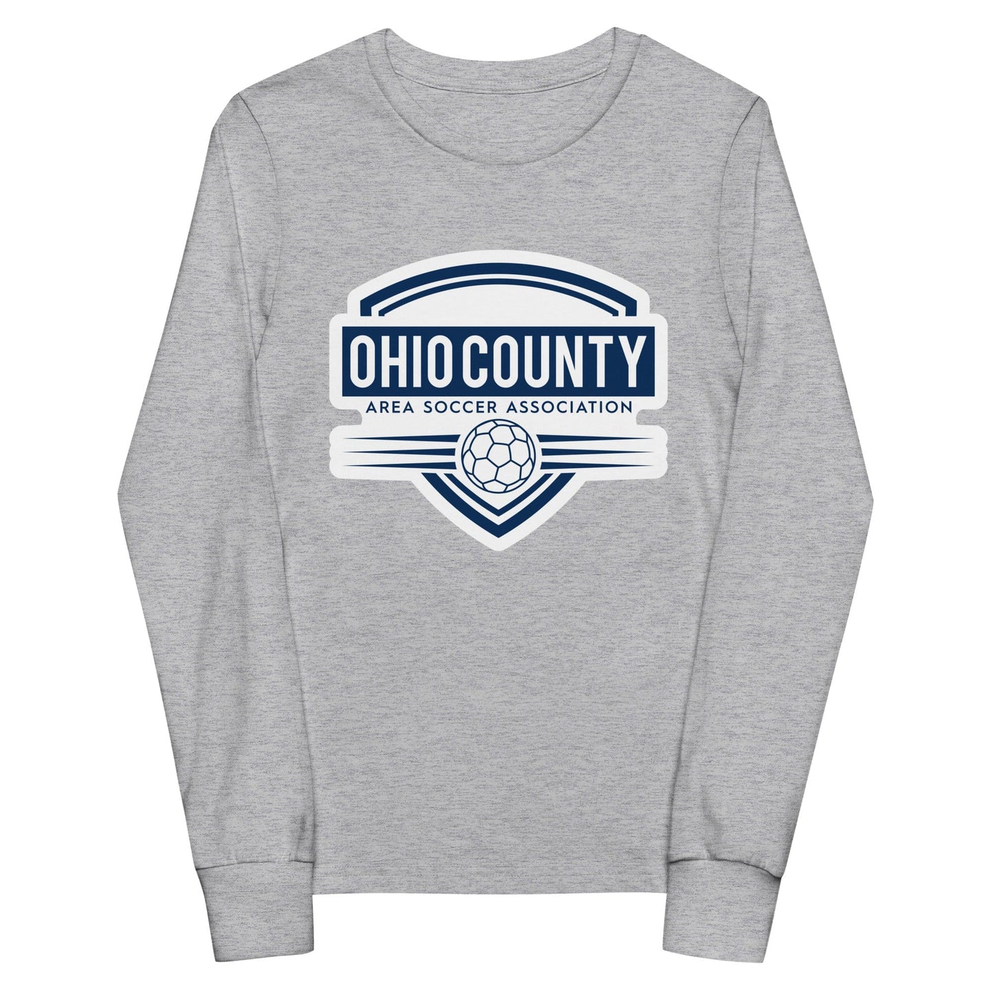 Ohio County Area Soccer Association Youth Cotton Long Sleeve T-Shirt Signature Lacrosse