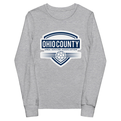 Ohio County Area Soccer Association Youth Cotton Long Sleeve T-Shirt Signature Lacrosse