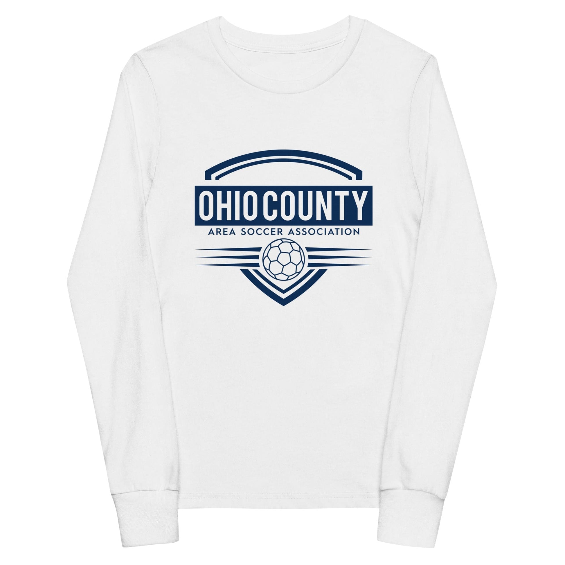 Ohio County Area Soccer Association Youth Cotton Long Sleeve T-Shirt Signature Lacrosse